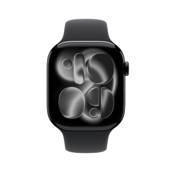 Apple Watch Series 11 GPS + Cellular , 46 mm Negro azabache con Correa deportiva