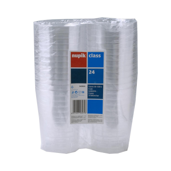 Set de 24 de Vasos Sidra de Plástico NUPIK 500 cc - Transparente