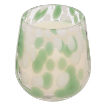 Vela Perfumada de Vidrio mancha Flor De Lino 275g Atmosphera