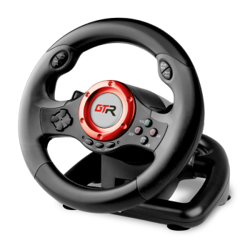 Volante Gaming Indeca GTR para Ps5, Ps4, Switch- Negro