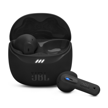 Auriculares True Wireless – JBL Tune Flex 2, 48 h Autonomía, IP54, Cancelación de ruido, Ergonómico, Negro