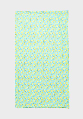 Toalla de playa 160x90 cm TEX HOME Fouta Estampada Amarillo