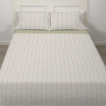 Juego de Sábanas 4 Piezas Cama 150 cm TEX HOME Espiga
