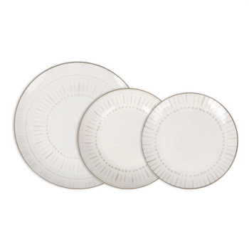 Vajilla de Porcelana de 12 pzas ALFARES DE SANTA CLARA Ornella