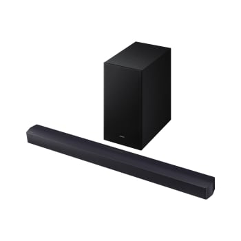 Barra de Sonido Samsung HW-B450, 2.1 Canales, Potencia total 300W, Subwoofer inalámbrico