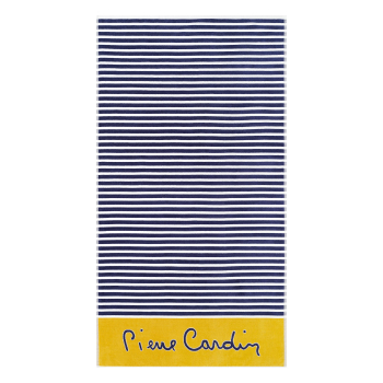 Toalla de Playa de Algodón 90x170 cm PIERRE CARDIN Dorado