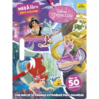 Princesas Megalibro para Colorear 2. DISNEY