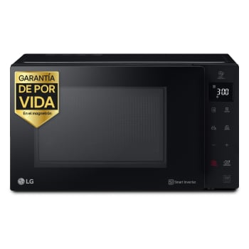 Microondas con Grill LG MH6535GIS, 1000 W, 25 L, 5 Niveles de Potencia - Negro