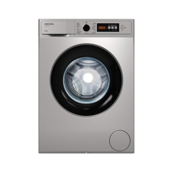 Lavadora Icecool ICL128SI, 8 Kg, Carga Frontal, 1200 rpm, Clase A- Inoxidable