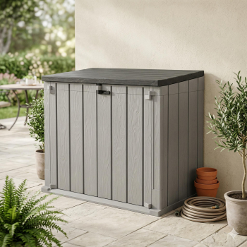 Cobertizo Exterior 2 Puertas 129,5x74,5x111 cm Stora Way 087, Marrón