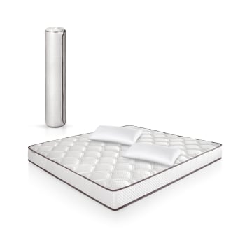 Colchón Viscoelástico Reversible Transpirable 150x190 cm DROM Nova + 2 almohadas 70 cm