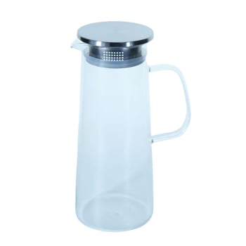 Jarra borosilicato Tapa Acero inoxidable 1,25L AMBITION Mia