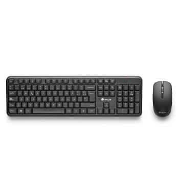 Teclado y Ratón Inalámbrico NGS Serenity - Negro