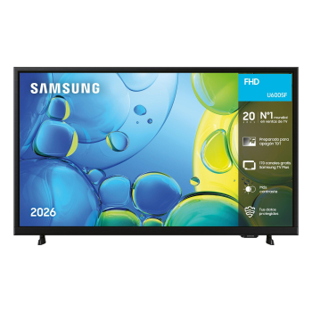 Smart TV LED 32″ (81,28 cm) Samsung TU32F6005FKXSP con IA, Full HD, 50 Hz, HDR Mega Contrast Micro Dimming Pro, OTS Lite, Q-Symphony