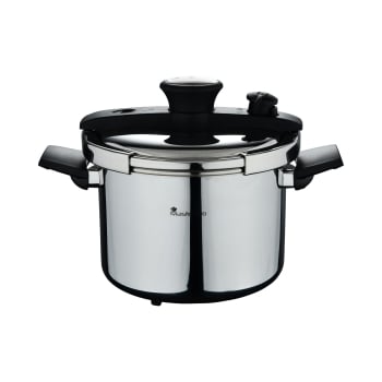 Olla a Presión Masterpro Maestro, 6L, Acero Inoxidable, Apta Inducción