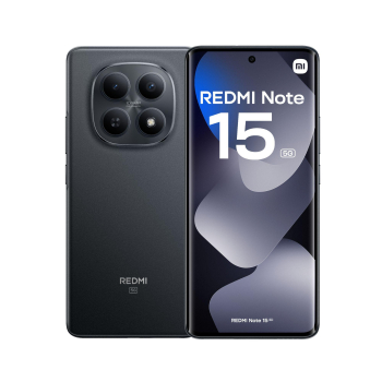 Móvil – Xiaomi Redmi Note 15 5G, Negro, 256 GB, 8 GB RAM, 6.77″ AMOLED FHD+, Snapdragon 6 Gen 3, 5520 mAh
