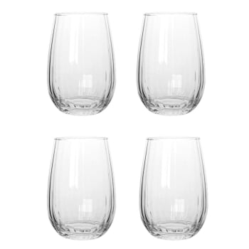 Set de 4 Vasos de Vidrio 40 cl SANTA CLARA Arnego