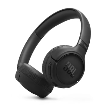 Auriculares inalámbricos – JBL Tune 680NC, Autonomía 76 h, Diadema, Bluetooth, Cancelación de ruido adaptativa con Smart Ambient, Plegables, Negro