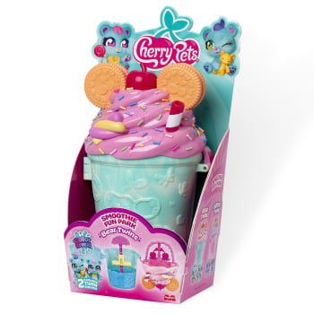 Cherry Pets Smoothie Fun Park Bear Twins, Muñecas miniatura +3 años
