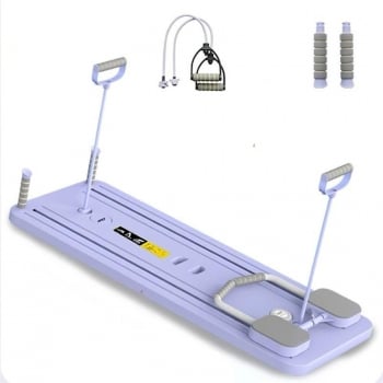 Tabla de Pilates Plegable Multifuncional Magic Gym, Lila