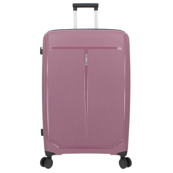 Maleta Grande Trolley Rigida, 76x50,70x30 cm, 8 ruedas, Candado TSA,  Totto Ritmo, Morado