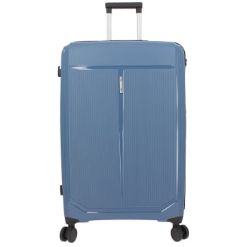 Maleta Grande Trolley Rigida, 76x50,70x30 cm, 8 ruedas, Candado TSA, Totto Ritmo, Azul