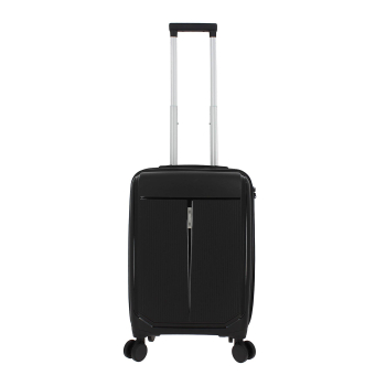 Maleta de Cabina Trolley Rigida, 57x39,50x21,50 cm, 8 ruedas, Candado TSA,  Totto Ritmo, Negro