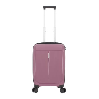 Maleta de Cabina Trolley Rigida, 57x39,50x21,50 cm, 8 ruedas, Candado TSA,  Totto Ritmo, Morado