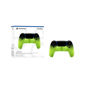 Mando PS5 – Sony DualSense Techno Red, Retroalimentación háptica, Inalámbrica, Remix Green