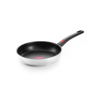 Sartén MONIX Endurance, Antiadherente, de Acero Inoxidable, Apto Inducción, 24 cm