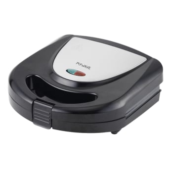 Sandwichera MyWave MWSAN-21, 750 W, Placas Antiadherentes - Inox