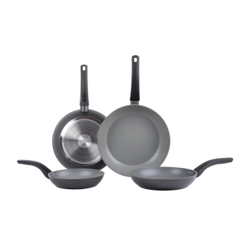 Set 4 Sartenes SAN PIETRO RICARD CAMARENA Start, Antiadherente, de Aluminio,  Apto Inducción, 20-24-26-28 cm