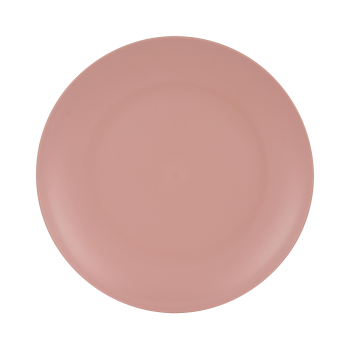 Plato de Postre de Plástico Reciclado 20 cm - Rosa