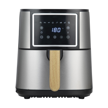 Freidora de Aire sin Aceite Bergner Baking Lovers BG, 1500 W, 6 L - Inox y
