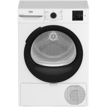 Secadora Bomba de Calor Beko, 8 kg, 15 programas, Clase D, Blanca, BM3T38230WB