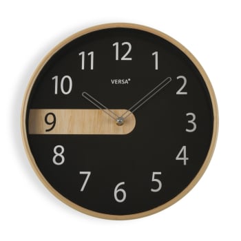 Reloj de Cocina QUO 30,5 cm - Negro