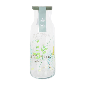 Botella de Vidrio 1,2L con Tapa ALFARES DE SANTA CLARA Herbal
