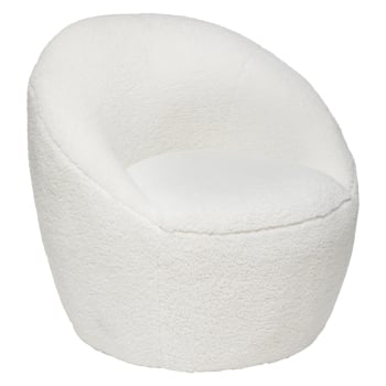 Sillón Rizo 75x70x77 cm Romi - Blanco
