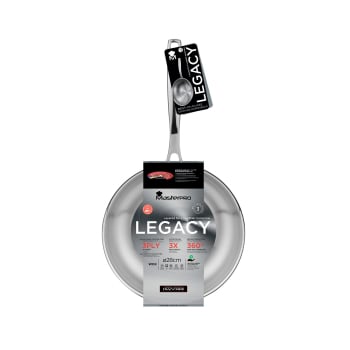Wok MASTERPRO Legacy, de Acero inoxidable, Apto Inducción, 28 cm
