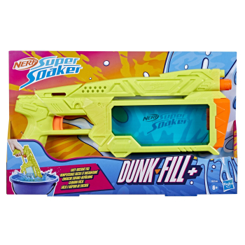 Nerf Super Soaker Dunk-Fill+ Lanzador de Agua +6 años