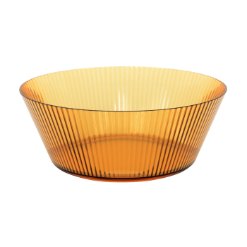 Ensaladera de Poliestireno 24 cm - Ámbar