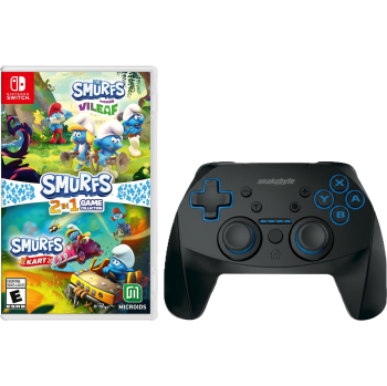 Mando Snakeby+ Pitufos Game Collection 2 en 1 para Switch y Switch 2