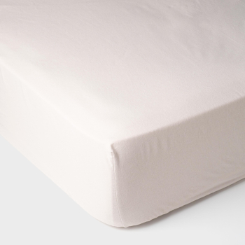 Sábana Bajera de Franela Ajustable Cama 150 cm TEX HOME Gris