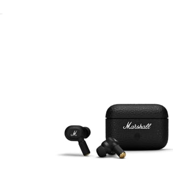 Auriculares True Wireless – Marshall Motif II A.N.C., Cancelación activa ruido, 30h de reproducción, Carga inalámbrica, Negro
