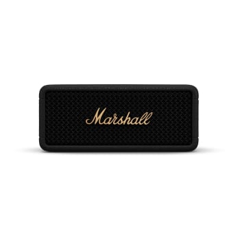 Altavoz inalámbrico – Marshall EMBERTON III, 76 W, Bluetooth, Autonomía 32 h, Micrófono, Black and Brass