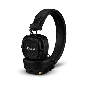 Auriculares inalámbricos – Marshall Major V, Supraaurales, Bluetooth, Diseño Plegable, +100h, Negro