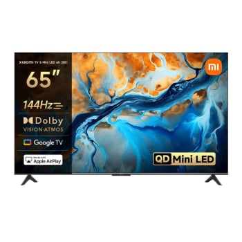 TV Mini LED 65″ – Xiaomi S 65 2025, UHD 4K, Smart con Google, 144 Hz, Gris cepillado