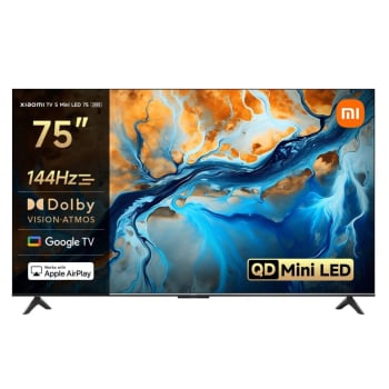 TV Mini LED 75″ – Xiaomi S 75 2025, UHD 4K, Smart con Google, 144 Hz, Gris cepillado