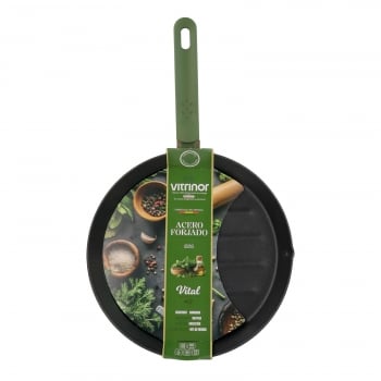 Asador Vitrinor Vital, Antiadherente, de Acero, Apto Inducción, 28 cm