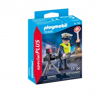 PLAYMOBIL Special Plus - Policía con Radar